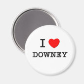I Heart DOWNEY Magnet (Vorderseite/Rückseite)