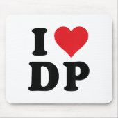 I Heart DP Initials I Liebe D.p. Mousepad (Vorne)