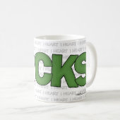 I Heart Ducks Kaffeetasse (VorderseiteRechts)