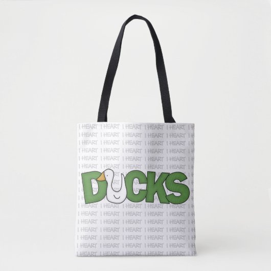 I Heart Ducks Tasche (Vorderseite)