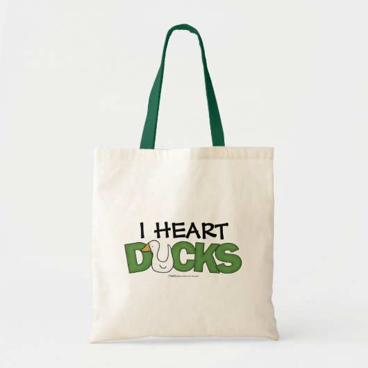 I Heart Ducks Tragetasche (Vorne)
