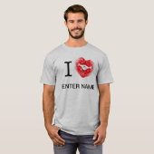 I_HEART___ (Einsatzname) T-Shirt (Vorne ganz)