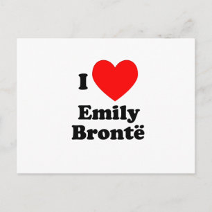 I Heart Emily Bronte Postkarte