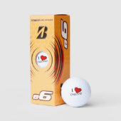 I Heart England bb sein6 gbcnt Golfball (Verpackungen)