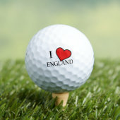 I Heart England bb sein6 gbcnt Golfball (Insitu T-Shirt)