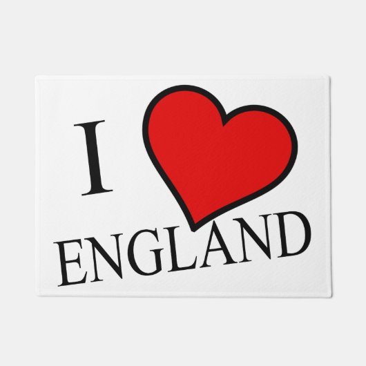 I Heart England bk dmcnt Fußmatte (Vorderseite)