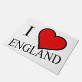I Heart England bk dmcnt Fußmatte (Schrägansicht)