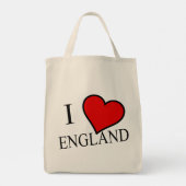 I Heart England bk gtcnt Tragetasche (Rückseite)