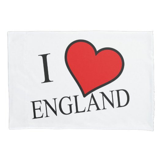 I Heart England bkCent Kissenbezug (Vorderseite)