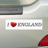 I Heart England bscnt Autoaufkleber (Auf Auto)