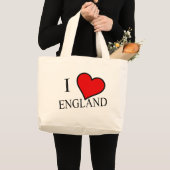 I Heart England bzw. jtcnt Jumbo Stoffbeutel (Vorderseite (Produkt))