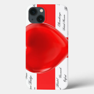 I Heart England Flag St George Patriotic iPhone 13 Hülle