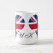 I Heart England UK Britische Flagge Kaffeetasse (Mittel)