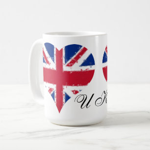 I Heart England UK Britische Flagge Kaffeetasse