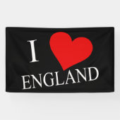 I Heart England wt (h) Banner (Horizontal)