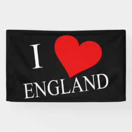 I Heart England wt (h) Banner