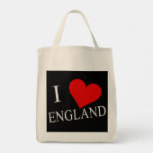 I Heart England Wwt gtcnt Tragetasche (Rückseite)
