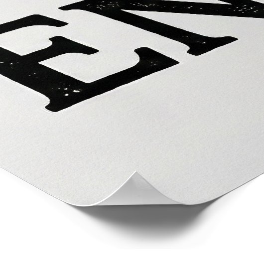 I Heart English - USA and UK Flag Heart Design Poster (Ecke)