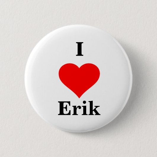 I heart Erik Button (Vorderseite)