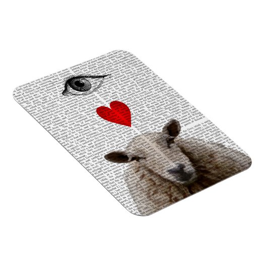 I Heart Ewe Magnet (Rechte Seite)