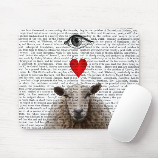 I Heart Ewe Mousepad (Mit Mouse)