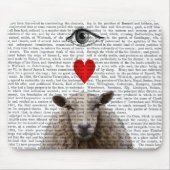 I Heart Ewe Mousepad (Vorne)