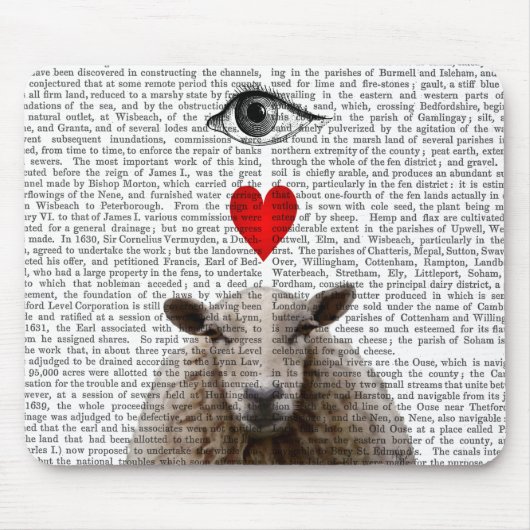 I Heart Ewe Mousepad (Vorne)