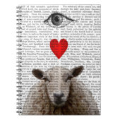 I Heart Ewe Notizblock (Vorderseite)
