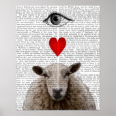 I Heart Ewe Poster (Vorne)