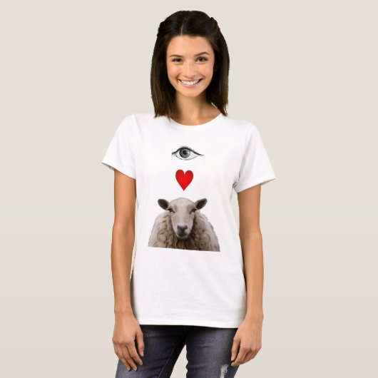 I Heart Ewe T-Shirt (Vorne ganz)