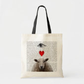 I Heart Ewe Tragetasche (Vorne)