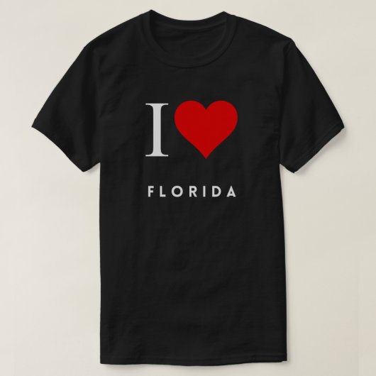 I Heart Florida blk Mens T-Shirt (Design vorne)