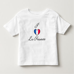 "I heart France" Französischer Preis "J'adore La F Kleinkind T-shirt