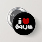 i heart Gaijin Button (Vorne & Hinten)