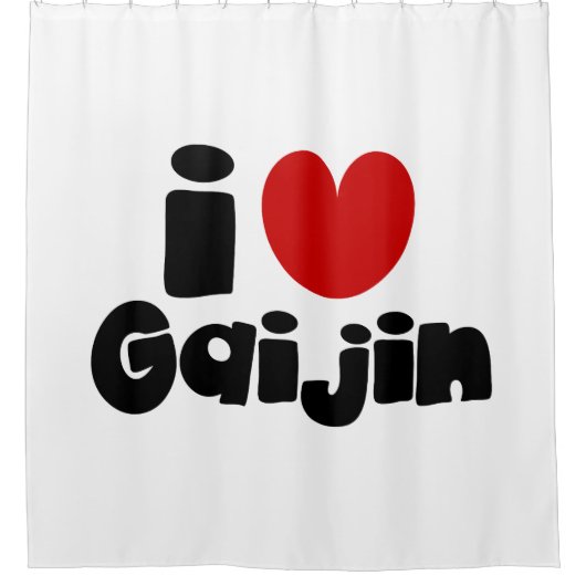 i heart Gaijin Duschvorhang (Vorderseite)