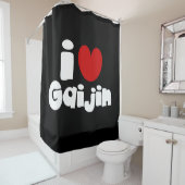 i heart Gaijin Duschvorhang (Beispiel)