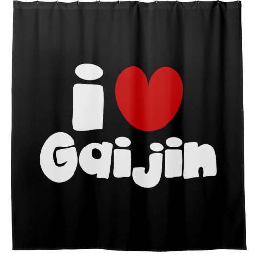 i heart Gaijin Duschvorhang (Vorderseite)