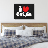 i heart Gaijin Leinwanddruck (Insitu (Schlafzimmer))