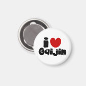 i heart Gaijin Magnet (Vorderseite/Rückseite)