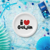 i heart Gaijin Pappteller (Party)
