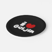 i heart Gaijin Pappteller (Schrägansicht)