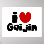 i heart Gaijin Poster (Vorne)