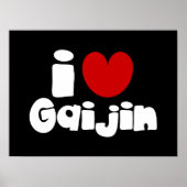 i heart Gaijin Poster (Vorne)