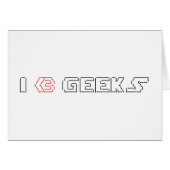 I Heart Geeks ASCII ART (Vorderseite (Horizontal))