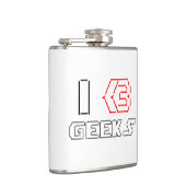 I Heart Geeks ASCII ART Flachmann (Rechts)