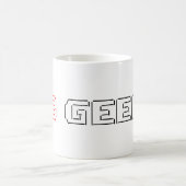I Heart Geeks ASCII ART Kaffeetasse (Mittel)