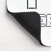 I Heart Geeks ASCII ART Mousepad (Ecke)