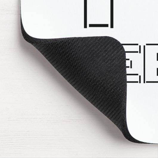 I Heart Geeks ASCII ART Mousepad (Ecke)