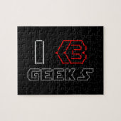 I Heart Geeks ASCII ART Puzzle (Horizontal)