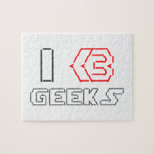 I Heart Geeks ASCII ART Puzzle (Horizontal)